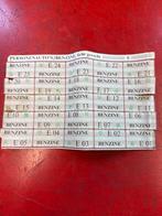 Oude benzinebonnen - Collectie E01-E25, Verzamelen, Ophalen of Verzenden, Gebruikt