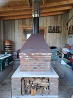 Haardkap complete inbouwhaard voor Mancave + toebehoren, Ophalen, Gebruikt, Vrijstaande haard, Houthaard