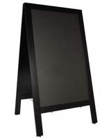 Krijt stoepbord Zwart - 75x135 cm, Unicorn Displays B.V., Ambachtsweg 6, Ophalen of Verzenden, Zo goed als nieuw