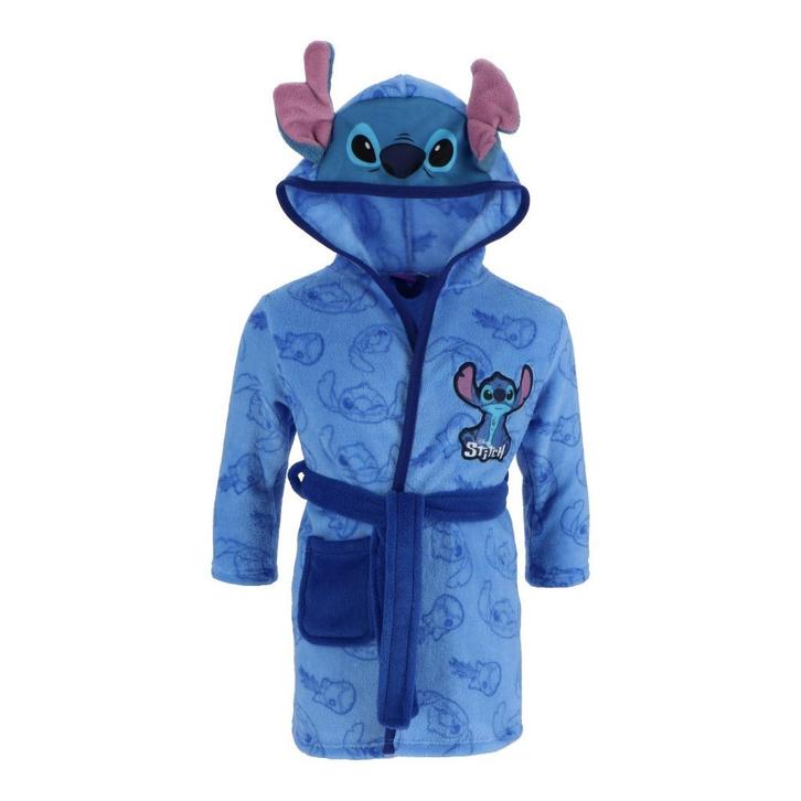 Stitch Badjas Blauw - Disney - 92/98-98/104-110/116-122/128, Kinderen en Baby's, Kindermode-accessoires, Nieuw, Ophalen of Verzenden