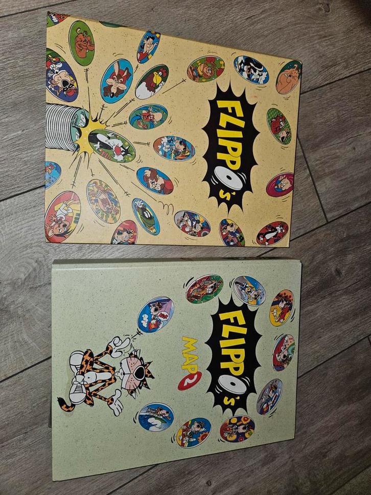Flippo's, Verzamelen, Flippo's, Verzameling, Adventure, Chester Cheetos, Gouden Flippo's, Looney Tunes, Met verzamelmap(pen), Ophalen of Verzenden