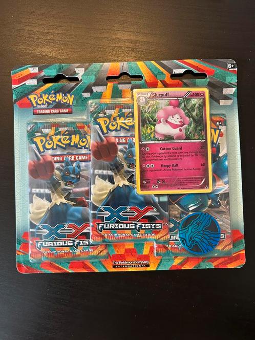 Pokemon - Furious fists XY Blister, Hobby en Vrije tijd, Verzamelkaartspellen | Pokémon, Zo goed als nieuw, Ophalen of Verzenden