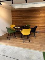 Tafel met 6 stoelen Hartman buitenset, Tuin en Terras, Tuinsets en Loungesets, Ophalen, 5 zitplaatsen, Kunststof, Eettafel