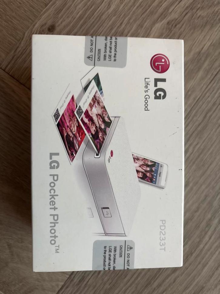 LG Pocket Photo Printer - Direct Foto's Printen!, Computers en Software, Printers, Zo goed als nieuw, Fotoprinter, Thermo-printer