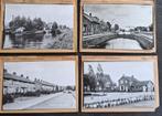 Slagharen, 4 x glasplaat JosPe, o.a. de sluis, Ophalen of Verzenden, 1960 tot 1980, Ongelopen, Overijssel
