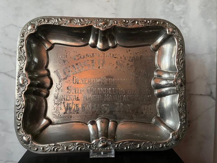 Dienblad Loubster&smit walvis bay begin 20e eeuw, Antiek en Kunst, Curiosa en Brocante, Ophalen of Verzenden