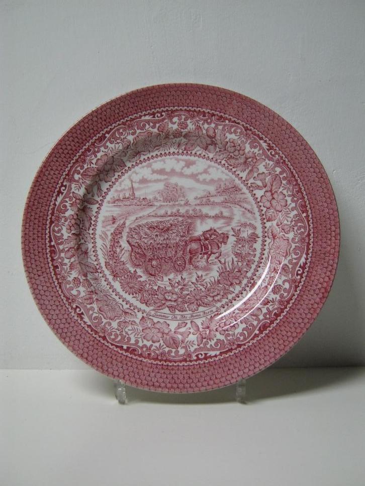 Schaal rond English Ironstone Tableware Four Seasons, Antiek en Kunst, Antiek | Servies los, Ophalen of Verzenden
