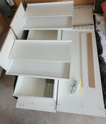 ikea pax kast b100 d58 h201met 2 lades en 2 schoenlades - afbeelding 5