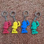 Uniekaas sleutelhangers - set van 4 retro vintage, Ophalen of Verzenden, Gebruikt, Figuurtje, Speldje of Pin