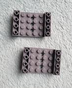 Lego trein locomotief / wagon onderkant blokje 6x4x1 Grijs., Ophalen of Verzenden, Gebruikt, Losse stenen, Lego