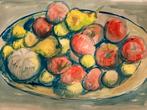 Schilderij stilleven Frans impressionisme fruitschaal, 33 - 40 uur, Overige vormen