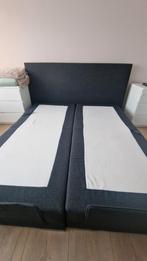 Elektrische Boxspring 180x200 (zonder matras), Huis en Inrichting, Slaapkamer | Boxsprings, Ophalen, Gebruikt, Tweepersoons, Grijs