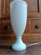 Tafellamp albast 40 cm hoog met prachtige aders, Huis en Inrichting, Ophalen, Zo goed als nieuw, Minder dan 50 cm