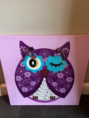 Kinderkamer schilderij uil beschikbaar voor biedingen