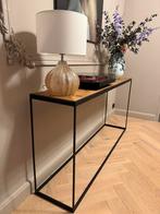 Stijlvolle Side Table, Huis en Inrichting, Tafels | Sidetables, Ophalen of Verzenden, Zo goed als nieuw, Metaal, 150 tot 200 cm