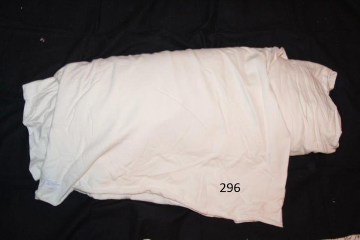 Rekbare rondgebreide katoenen tricotbadstof, gebroken wit, Hobby en Vrije tijd, Stoffen en Lappen, Nieuw, Katoen, 120 cm of meer