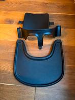 Zwarte babyset incl tray, Ophalen, Zo goed als nieuw, Meegroeistoel, Afneembaar eetblad