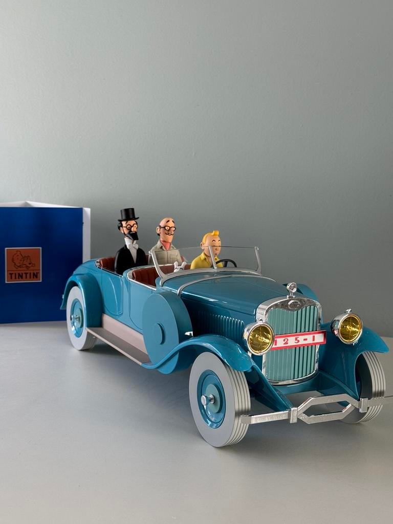 De torpedo van dokter Finney Tintin Moulinsart, Verzamelen, Stripfiguren, Zo goed als nieuw, Beeldje of Figuurtje, Kuifje, Ophalen of Verzenden