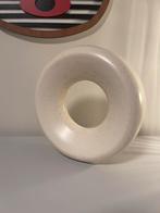 Hk living vaas circle beige off white spotted, Huis en Inrichting, Woonaccessoires | Vazen, Overige kleuren, Aardewerk of Porselein
