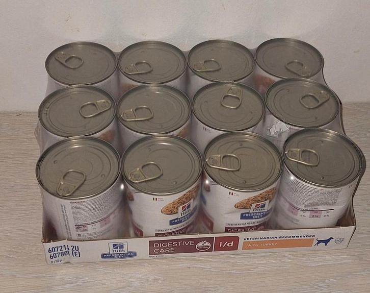 12 blikken Hill's Prescription Diet I/D Digestive Care Blik, Dieren en Toebehoren, Dierenvoeding, Hond, Ophalen of Verzenden