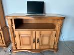 Mooie eikenhouten blank patine TV-meubel / Dressoir, Ophalen, Gebruikt, 100 tot 150 cm, Eikenhout
