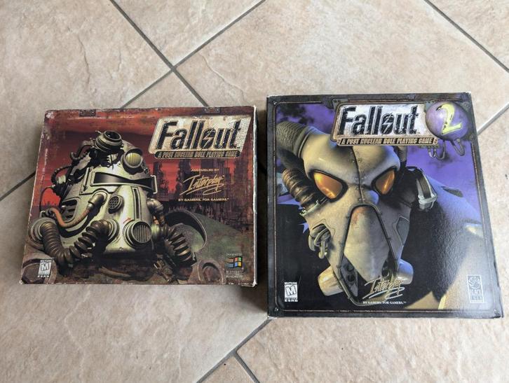Fallout 1 BIG BOX en Fallout 2 BIG BOX, Spelcomputers en Games, Games | Pc, Gebruikt, Role Playing Game (Rpg), 1 speler, Vanaf 16 jaar