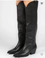 Sasha leren laazen nieuw leather boots 41, Kleding | Dames, Ophalen of Verzenden, Zo goed als nieuw, Zwart, Hoge laarzen