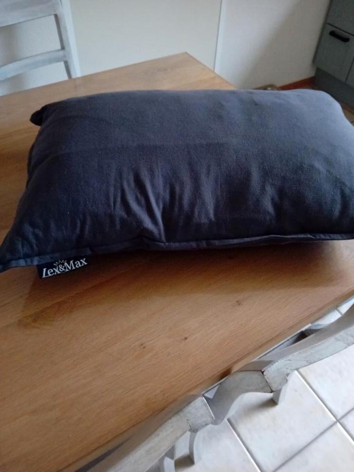 Lex&Max Hondenkussen 75x50cm, Huis en Inrichting, Woonaccessoires | Kussens, Gebruikt, Zwart, Rechthoekig, Ophalen