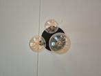 2 plafondlampen met 3 lampenbollen, Ophalen of Verzenden, Zo goed als nieuw