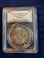1 zilveren Britannia PCGS 1 ozz 2010, Ophalen of Verzenden, Zilver