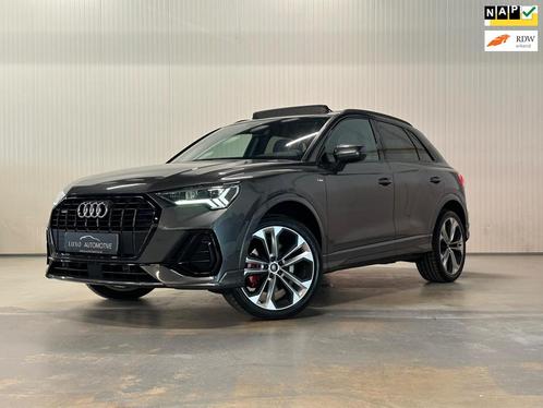 Audi Q3 40 TDI quattro | PANO | 3x S-LINE | B&O | LED | BLAC, Auto's, Audi, Bedrijf, Te koop, Q3, ABS, Achteruitrijcamera, Airbags