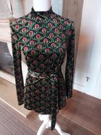 PRACHTIGE  VELVET TOP/TUNIEK VAN KING LOUIE MT 38 NIEUWSTAAT, Kleding | Dames, Tops, Maat 38/40 (M), Ophalen of Verzenden, Zo goed als nieuw
