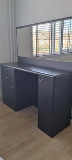 Kaptafel met grote spiegel, Huis en Inrichting, Tafels | Kaptafels, Ophalen, Gebruikt, 100 tot 150 cm, 100 tot 150 cm