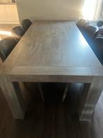 Lamulux Eettafel met 6 Stoelen, Huis en Inrichting, Ophalen, Gebruikt, 200 cm of meer, 50 tot 100 cm