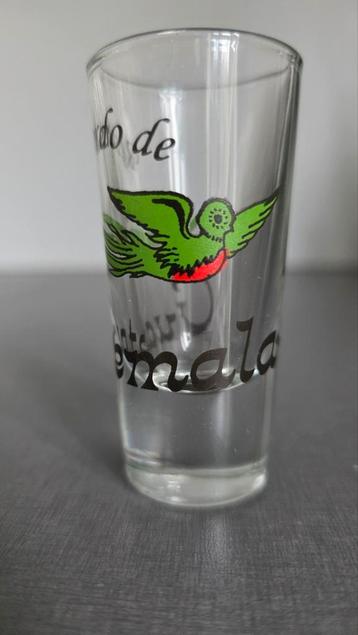 Borrelglas / shotglas Guatemala  beschikbaar voor biedingen