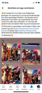 Boek Spider-Man en Iron man op je verjaardag, Hobby en Vrije tijd, Feestartikelen, Ophalen of Verzenden, Overige