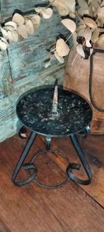Grote brocante gietijzeren kandelaar, Huis en Inrichting, ., Ophalen of Verzenden, Zo goed als nieuw, .