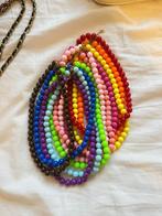 Zelfgemaakte ketting kralen 10mm  42/43 cm lang verlengstuk, Sieraden, Tassen en Uiterlijk, Kettingen, Ophalen of Verzenden, Nieuw