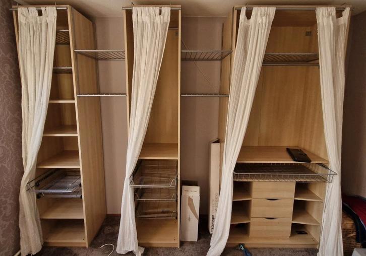 Linnenkast, Huis en Inrichting, Kasten | Kledingkasten, Zo goed als nieuw, 200 cm of meer, 150 tot 200 cm, 50 tot 75 cm, Met lade(s)