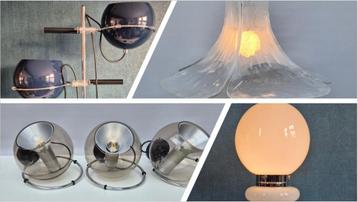 Vintage designlampen I Raak Gepo Anvia Herda Nason Leucos beschikbaar voor biedingen