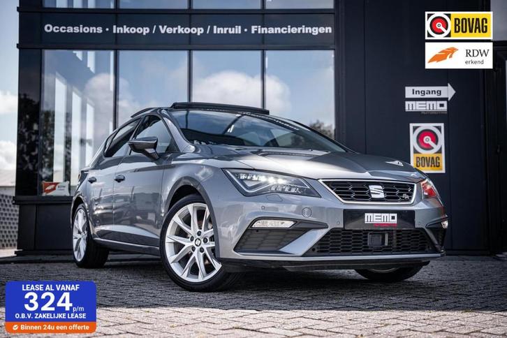Seat Leon 1.4 TSI ACT FR*PANO*AUTOMAAT*CAMERA*CARPLAY*TREKH*, Auto's, Seat, Bedrijf, Te koop, Leon, ABS, Achteruitrijcamera, Adaptive Cruise Control