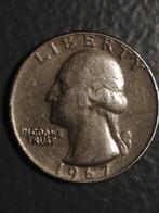 Quarter dollar munt uit 1967 Abraham Lincoln, Postzegels en Munten, Munten | Amerika, Ophalen, Noord-Amerika