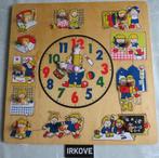 HOUTEN KNOPJES PUZZELS * 9 Stuks * MOGEN LOS *, Kinderen en Baby's, Speelgoed | Kinderpuzzels, Verzenden, Zo goed als nieuw, Van hout
