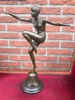 bronzen beeld: CON BRIO, 45 cm hoog, Antiek en Kunst, Ophalen of Verzenden, Brons