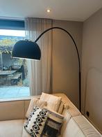 Zwarte metalen booglamp, Ophalen, Gebruikt, Metaal, 150 tot 200 cm