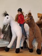 2 Pluche Paardjes met Berijder, Ophalen of Verzenden, Gebruikt, Overige typen