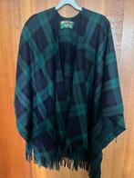 Lamswollen omslagdoek in BlackWatch tartan, Nieuw, Ophalen of Verzenden, Jasje, Groen