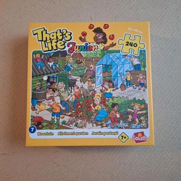 That's Life Junior puzzel 240 stukjes nr. 7 Moestuin  beschikbaar voor biedingen