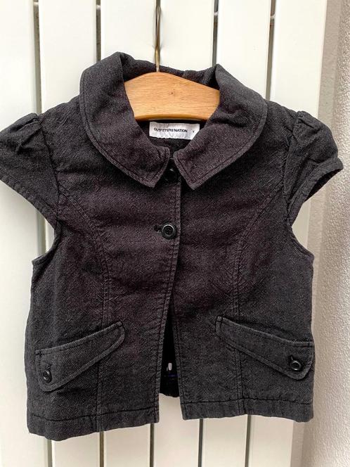 OUTFITTERS NATION donkergrijs jasje 158, Kinderen en Baby's, Kinderkleding | Maat 158, Zo goed als nieuw, Meisje, Overige typen