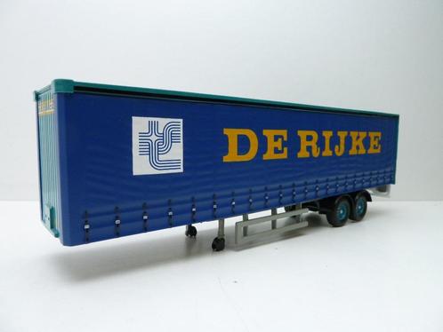 Zeilentrailer  '' De Rijke Spijkenisse ''  Corgi, Hobby en Vrije tijd, Modelauto's | 1:50, Zo goed als nieuw, Bus of Vrachtwagen